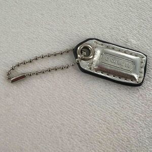 Coach Silver Bag Tag